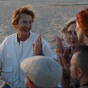 Drei Frauen Strand
